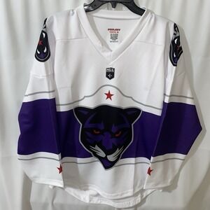 Panther City Lacrosse Club NLL Lacrosse Jersey White Youth‎ Size XL ProJoy NWOT